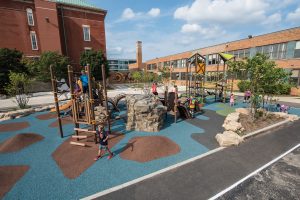Playground at LaSalle II Magnet School in Chicago, IL