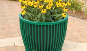 DuMor Circular Steel Planter