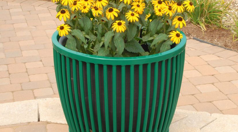 DuMor Circular Steel Planter