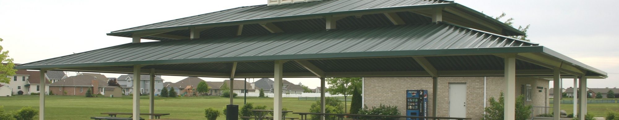 Americana Steel Park Shelter