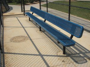 Plastisol-Coated Player Bench