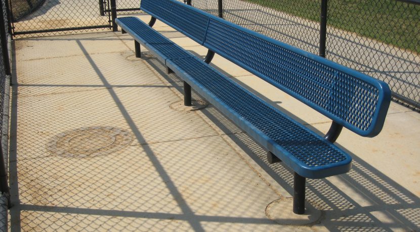 Plastisol-Coated Player Bench