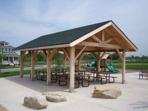 Cedar Forest Products Wood Shelter