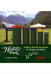 Freenotes Harmony Park 2016 Catalog Cover