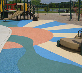 Poured-in-Place Play Surfacing