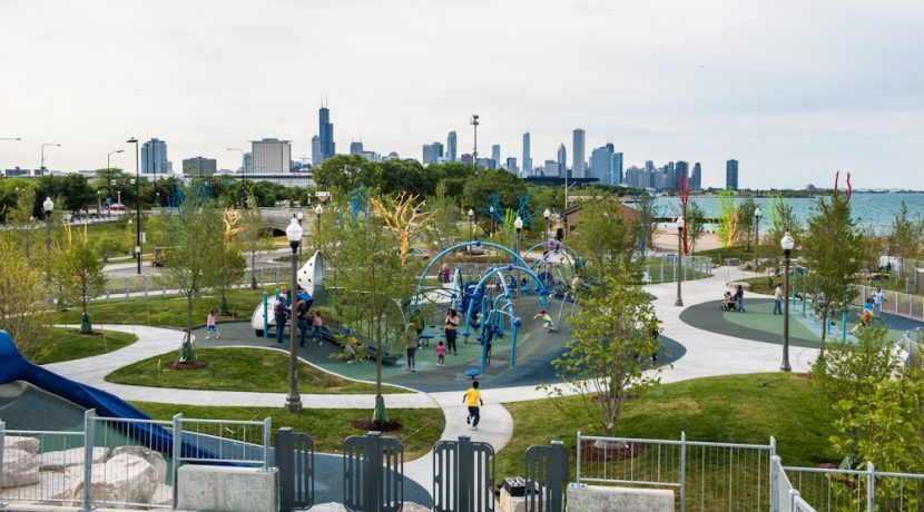 Edwin C Berry Playground at Burnham Park in Chicago, IL