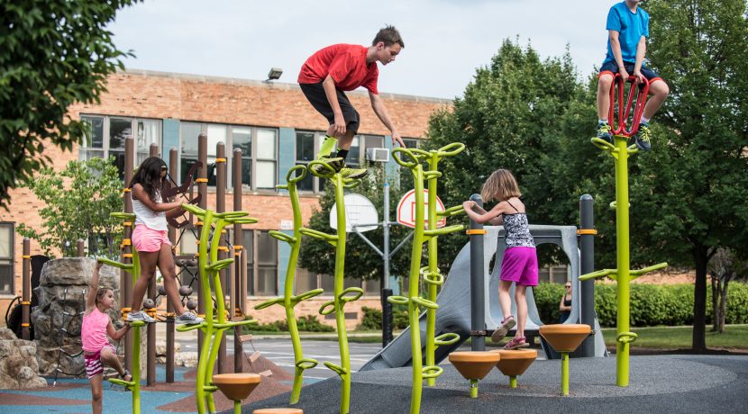 Cornstalk Climbers at LaSalle II Magnet School in Chicago, IL