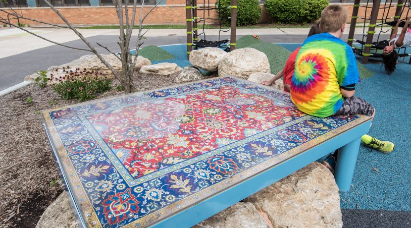 Playground at LaSalle II Magnet School in Chicago, IL