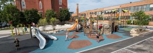 Playground at LaSalle II Magnet School in Chicago, IL