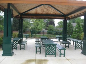 DuMor Site Furniture at Washington Park in Downers Grove, IL