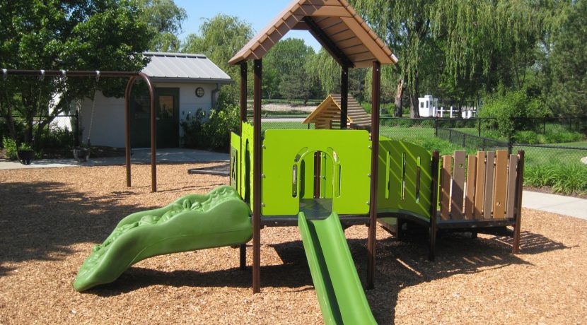 Playground at Allstate Little Hands Child Development Center in Northbrook, IL