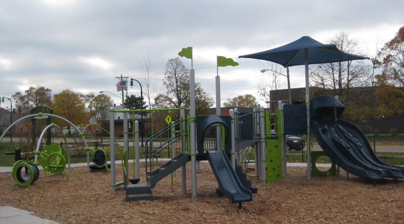 MLK Park Playground in Rock Island, IL