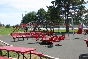Playground at Virginia Elementary School in Virginia, IL