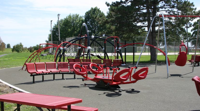 Playground at Virginia Elementary School in Virginia, IL