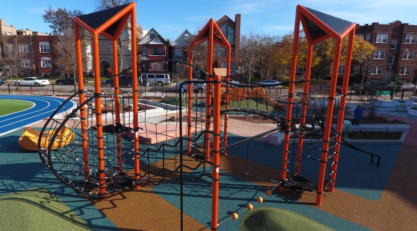 Playground at Wadsworth Elementary School in Chicago, IL