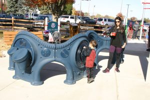 Sensory Wall at Butterfield Park in Elmhurst, IL