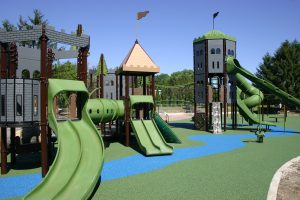 Deerpath Park Castle-Themed Playground in Vernon Hills, IL
