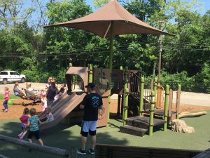 Spring Rock Park Playground in Western Springs, IL