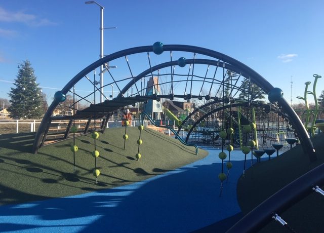 Howard Park Playground in South Bend, IN