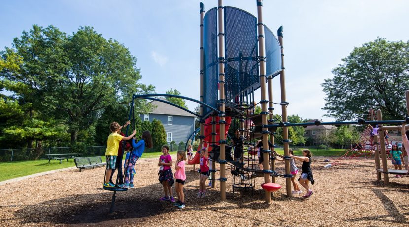 River Woods Elementary School Playground in Naperville, IL