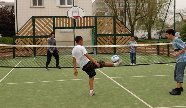 Tennis-Soccer on Multi-Sport Field