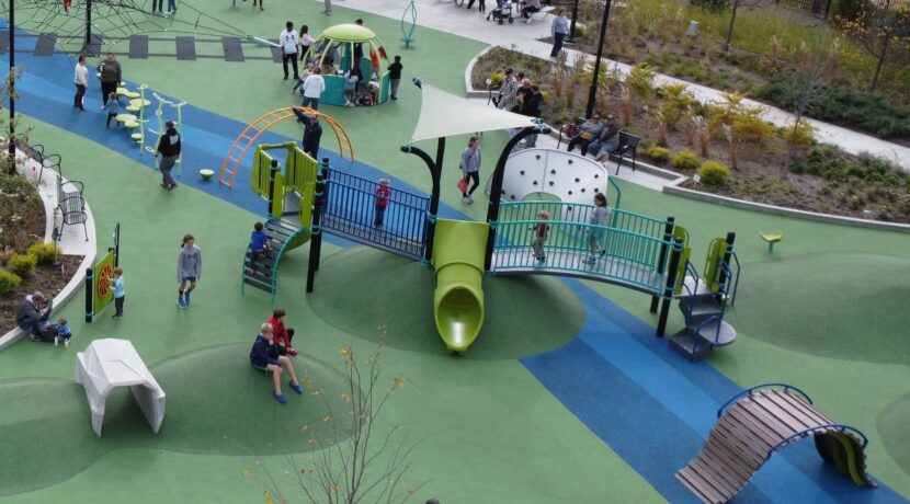 Village Green Park in Bourbonnais