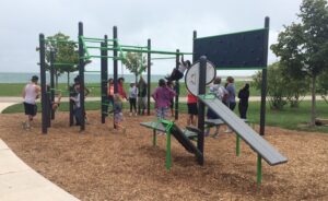 Fitness Equipment at 39th and the Lake in Chicago