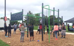 Fitness Equipment at 39th and the Lake in Chicago