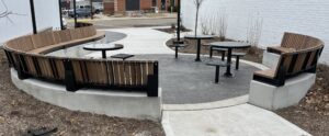Pocket Park in Rochelle