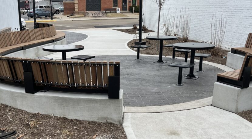 Pocket Park in Rochelle