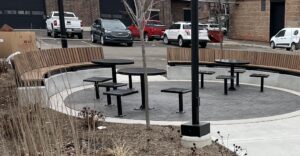 Pocket Park in Rochelle