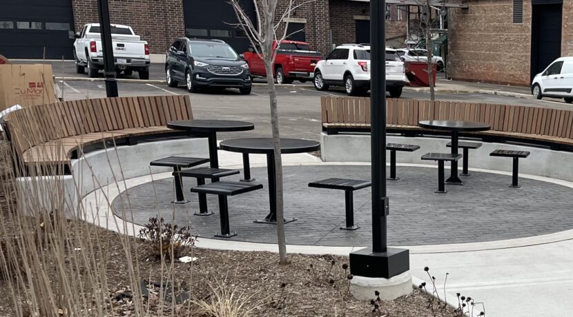 Pocket Park in Rochelle